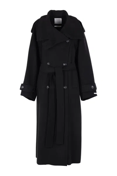 Sportmax Coats In Black
