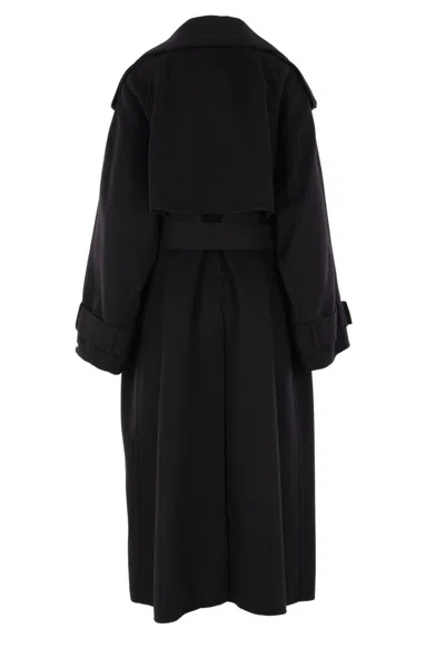 Sportmax Coats In Black