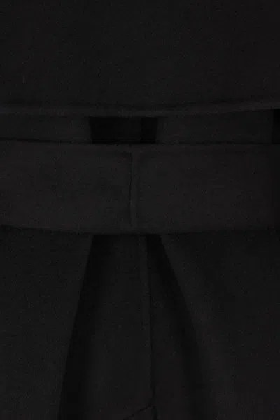 Sportmax Coats In Black