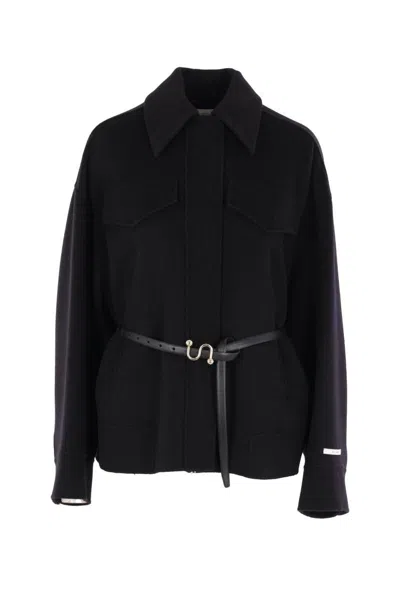Sportmax Coats In Black