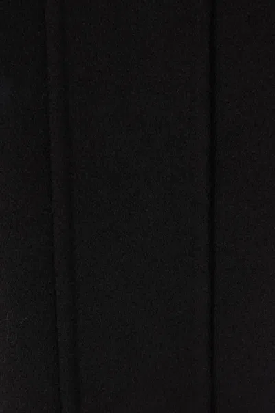 Sportmax Coats In Black