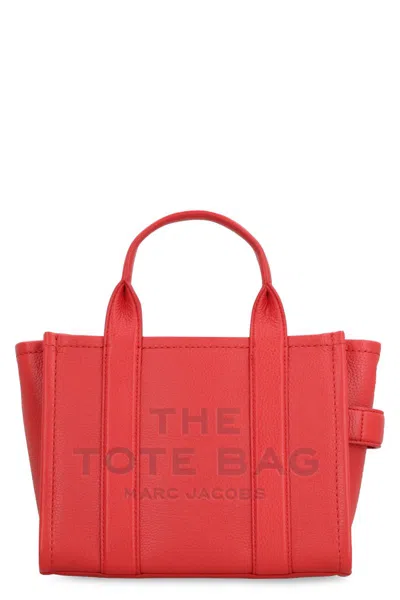 Marc Jacobs The Small Tote Bag Leather In Red