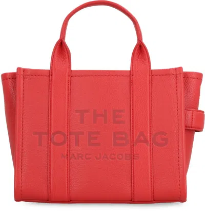 Marc Jacobs The Small Tote Bag Leather In Red