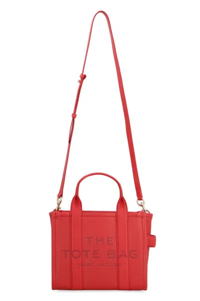 Marc Jacobs The Small Tote Bag Leather In Red