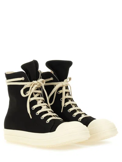 Rick Owens X Drkshdw "hollywood Sneaks" Sneaker In Black