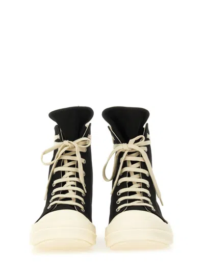Rick Owens X Drkshdw "hollywood Sneaks" Sneaker In Black