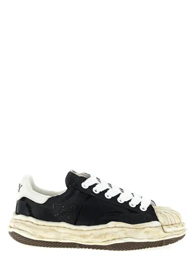 Miharayasuhiro Maison Mihara Yasuhiro Black Canvas Blakey Low Top Sneakers In Black