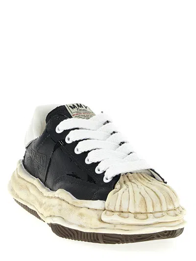 Miharayasuhiro Maison Mihara Yasuhiro Black Canvas Blakey Low Top Sneakers In Black
