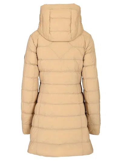 Canada Goose Clair Black Label Coat Coats Beige In Black