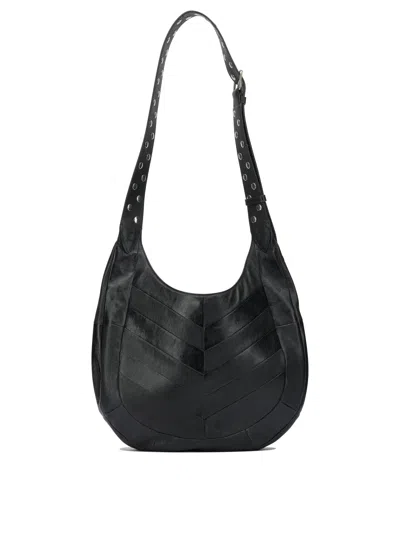 Valentino Womens Nero Hoboho Medium Leather Shoulder Bag