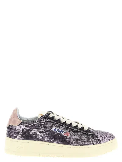 Autry "dallas Low Sparkling" Sneaker In Multi