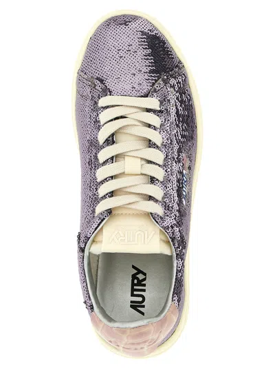 Autry "dallas Low Sparkling" Sneaker In Multi