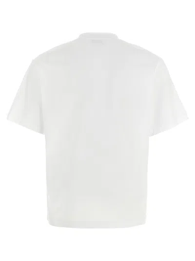 Ferragamo Signature Velvet Logo T-shirt In White