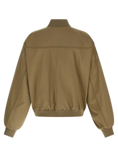 Willy Chavarria Gas Station Puffer Jackets Beige In Brown