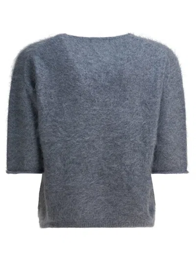 R2w Knitwear Grey In Gray