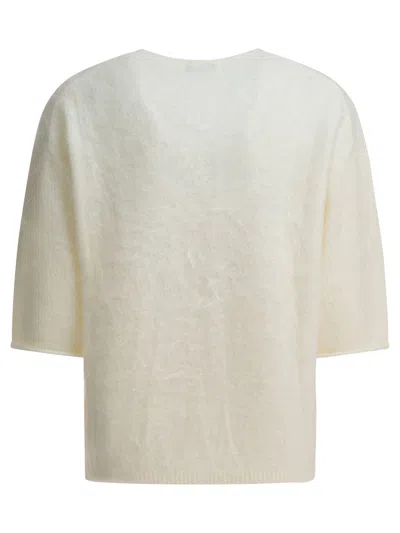 R2w Knitwear White In Neutral