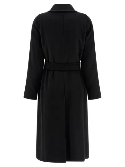 Max Mara Manuela Icon Coat Coats And Trench Coats Black In Black