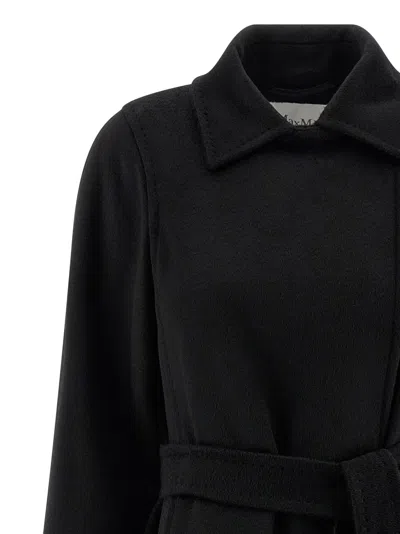 Max Mara Manuela Icon Coat Coats And Trench Coats Black In Black