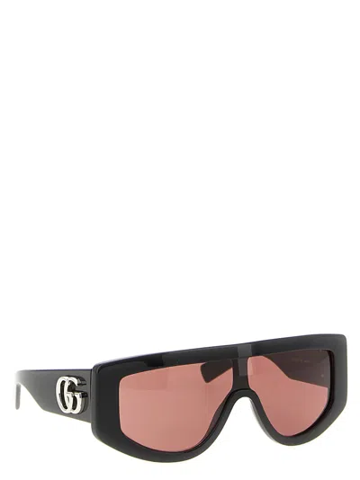 Gucci Women Rectangular Sunglasses In Brown