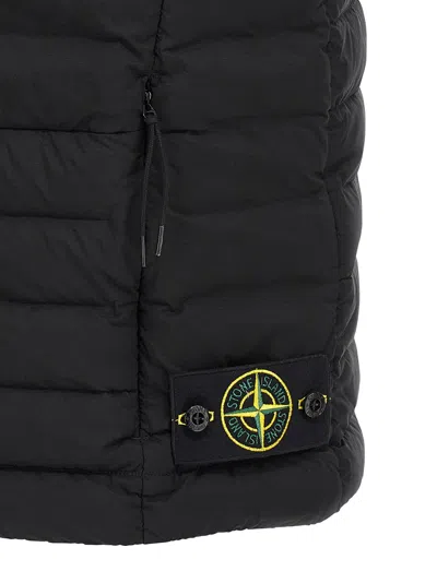 Stone Island Gilet Seamless Tunnel Nylon Down-tc In Black