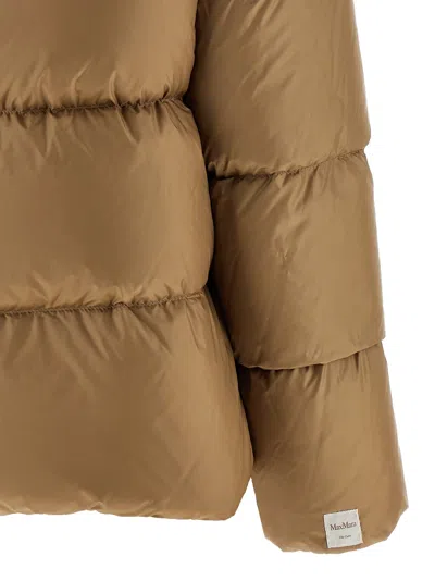 Max Mara The Cube Seica Down Jacket In Brown
