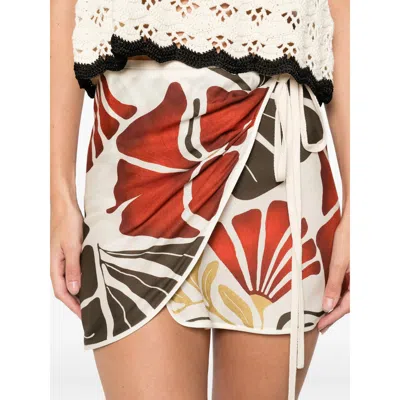 Sir Julietta Floral Print Skirt In Multi