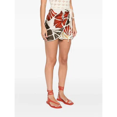 Sir Julietta Floral Print Skirt In Multi