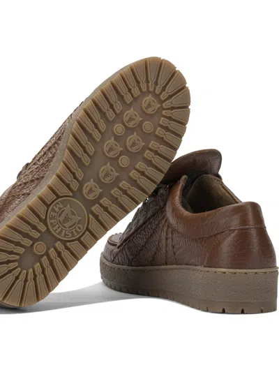 Mephisto Rainbow Mamouth Leather Sneakers In Blue