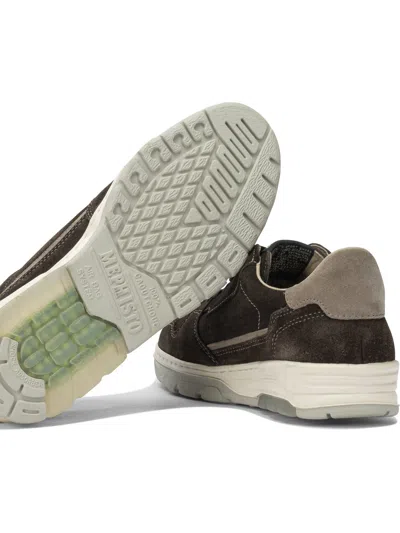 Mephisto Marius Velvet Low-top Sneakers In Brown