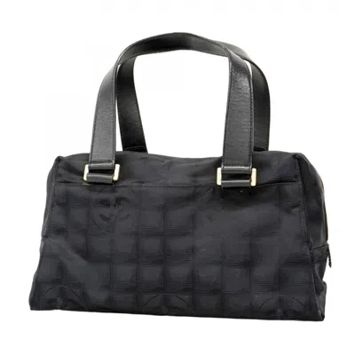 Pre-owned Chanel Nylon Handbag () In Black