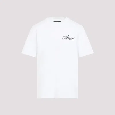 Amiri Mountain Graphic Short Sleeve T-shirt In White