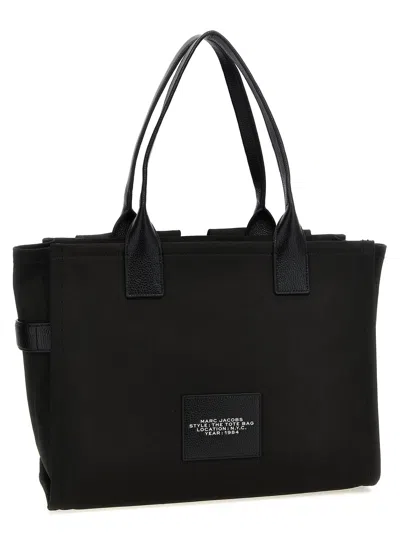 Marc Jacobs The Cargo Canvas Large Tote Shopping Bag In Black