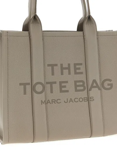 Marc Jacobs The Leather Large Tote Shopping Bag In Brown