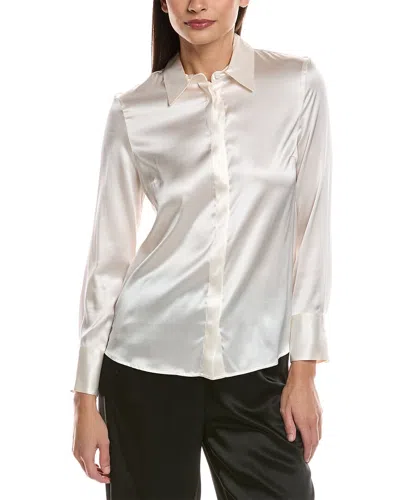 Peserico Long-sleeved Blouse In White