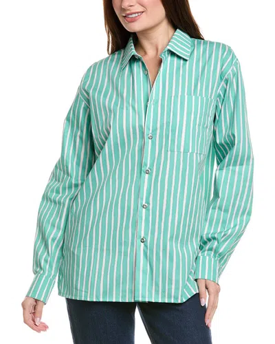 Marimekko Jokapoika Button Shirt In Green