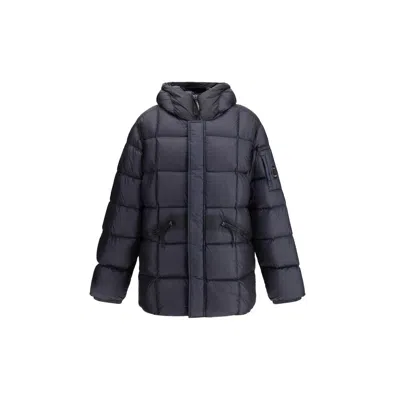 C.p. Company C. P. Company Hooded Down Jacket In Blue