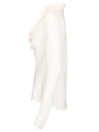 Acne Studios Women Long-sleeved Blouse In White