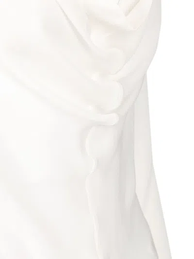 Acne Studios Women Long-sleeved Blouse In White