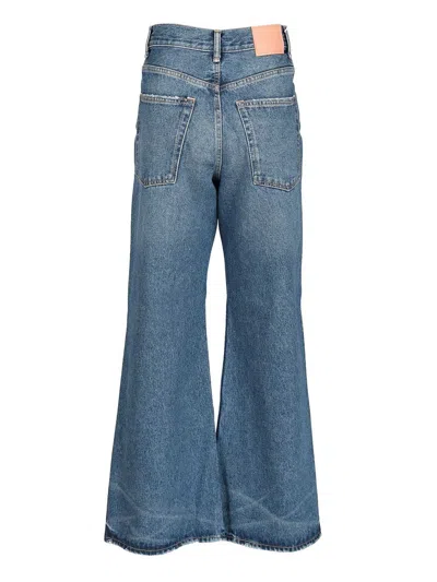 Acne Studios Women Regular Fit Jeans In Blue