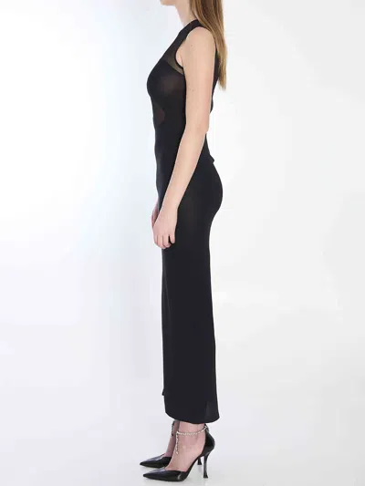 Alaïa Alaia Women Knit Molded Midi Dress In Black
