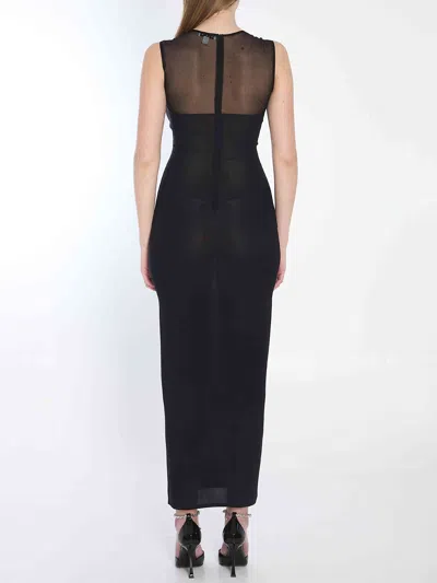 Alaïa Alaia Women Knit Molded Midi Dress In Black