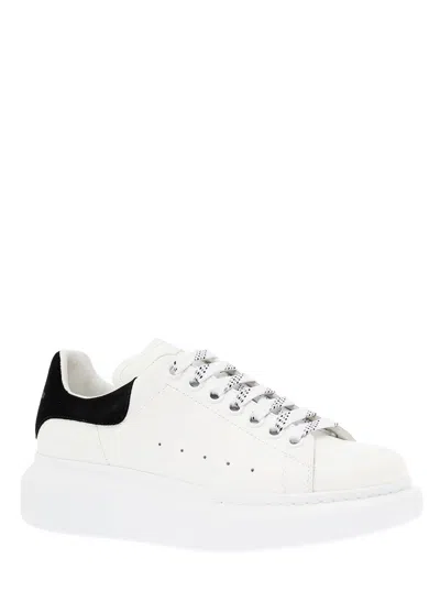 Alexander Mcqueen Oversized Lace Up Sneakers In White
