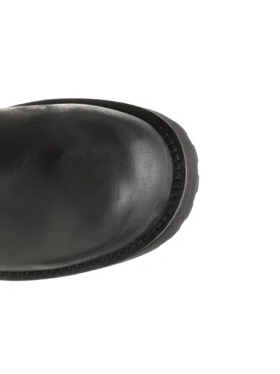 Balenciaga Venom Boots In Worn-out Effect Leather Shoes In Black