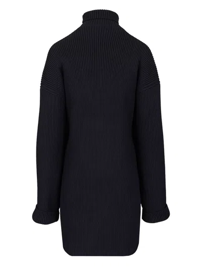 Balenciaga Pinched Mini Dress Dresses Blue In Blue