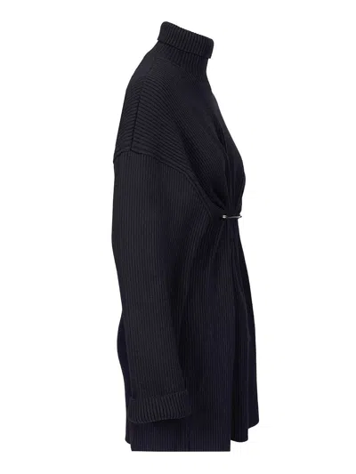 Balenciaga Pinched Mini Dress Dresses Blue In Blue