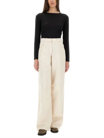 Brunello Cucinelli Boat Neck Cashmere & Lurex Knit Sweater In Black