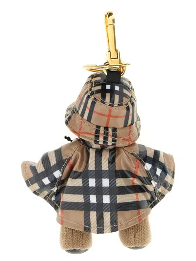 Burberry Thomas Keyring Multicolor In Brown