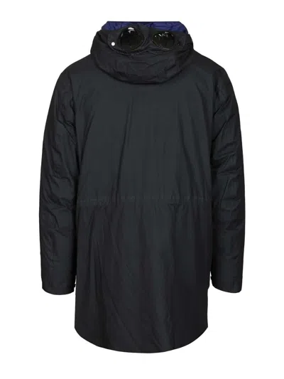 C.p. Company Lens-detail Jacket In Blue