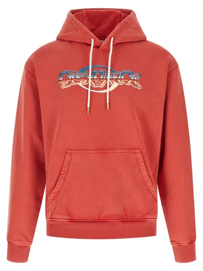 Casablanca 'chrome' Hoodie In Red