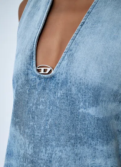 Diesel Women De-laris-dress-fsh In Blue